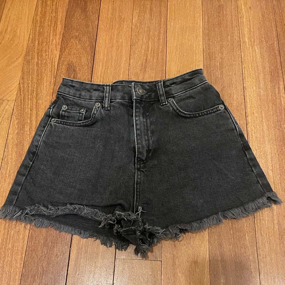Subdued Black Jean shorts